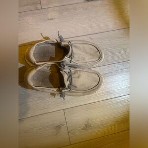 Grey hey dude shoes